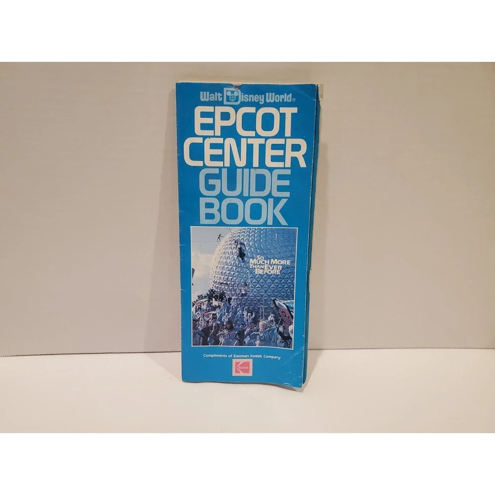 1987 Disney World Epcot Center Guide Book